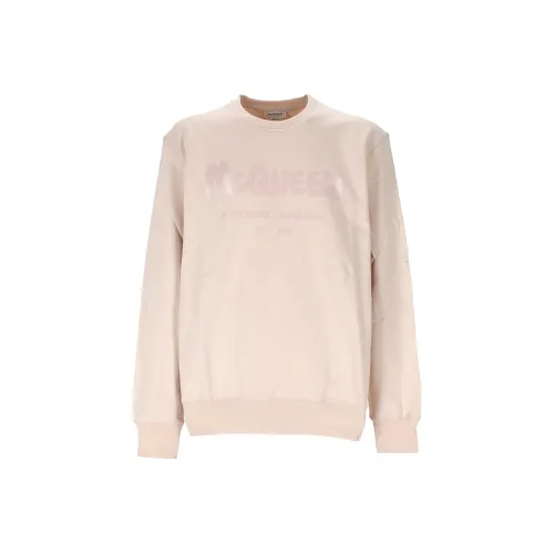 Alexander McQueen Розовый Мужские Свитшоты