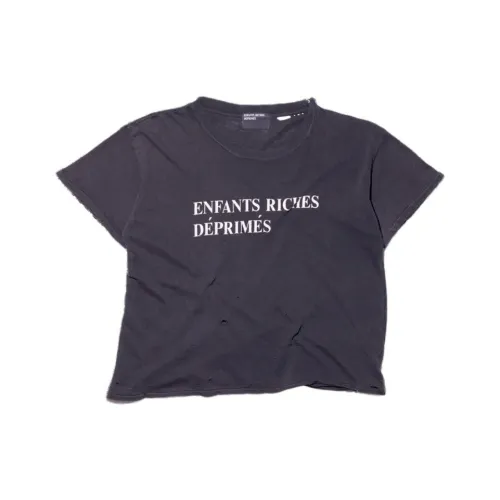 ENFANTS RICHES DEPRIMES Солнце Выцветший черный Мужская рубашка