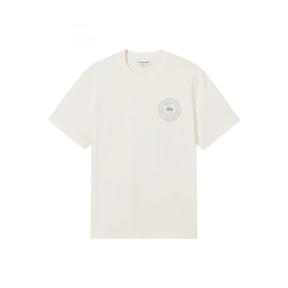 LACOSTE Partner print T shirt
