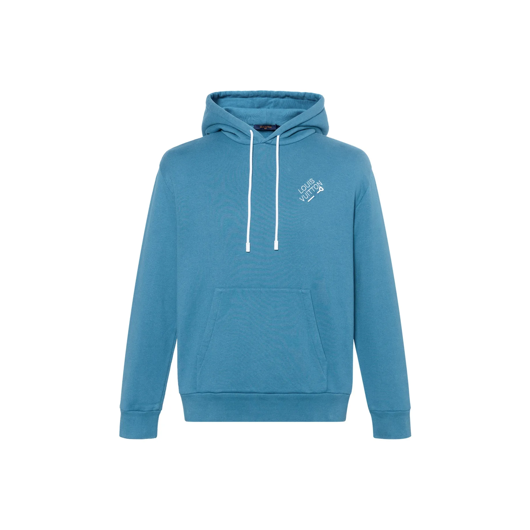 LOUIS VUITTON Pre Owned 2010s Logo embroidered Cotton Hoodie