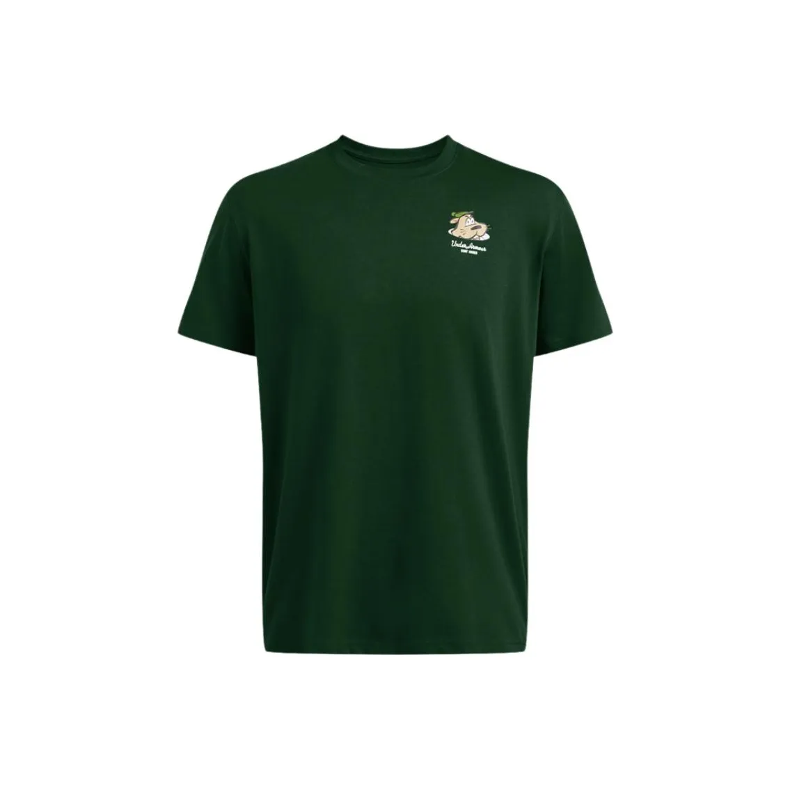 Under Armour T-Shirt Мужской Лесной Зеленый