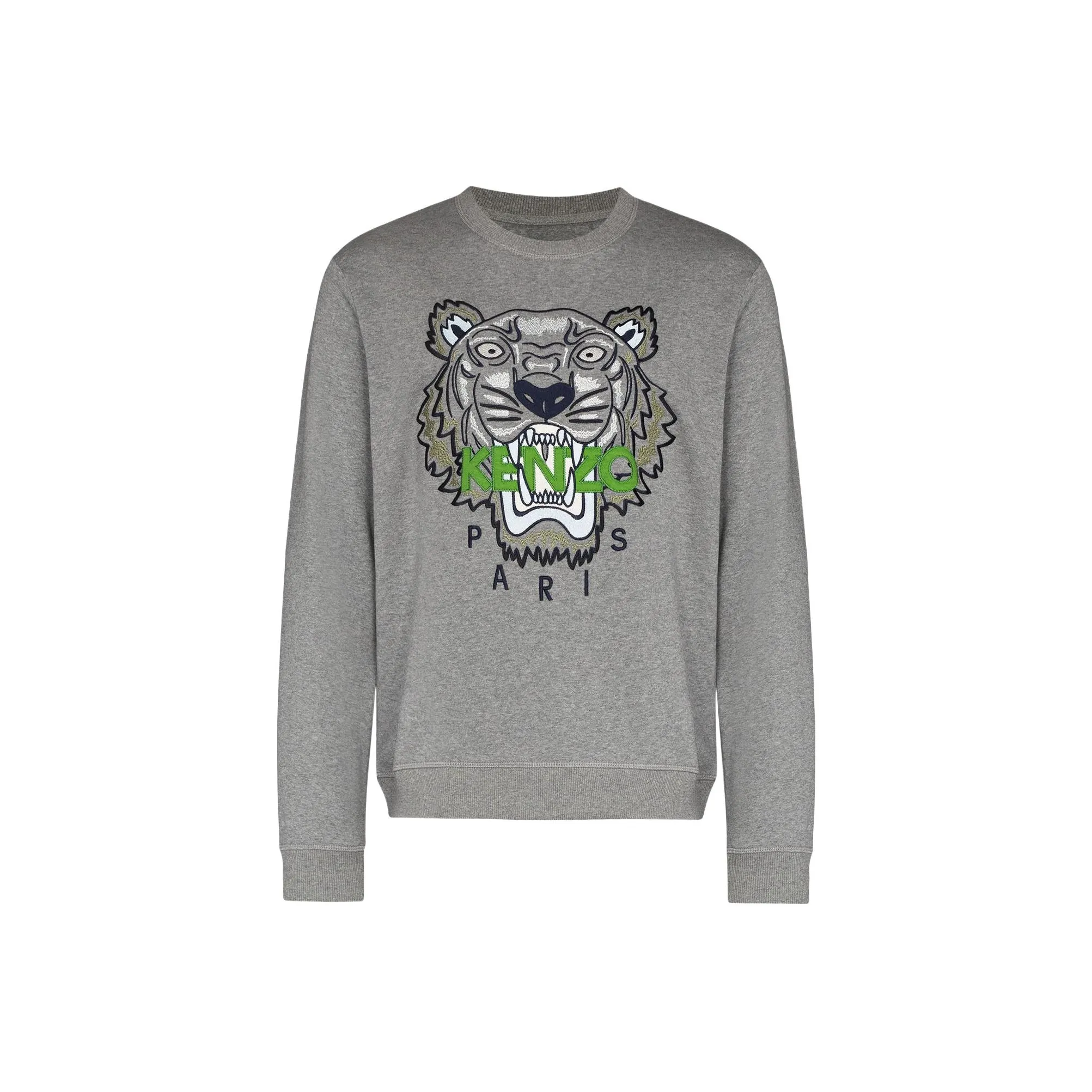 KENZO Classic Tiger Head Серый Мужской Свитшот