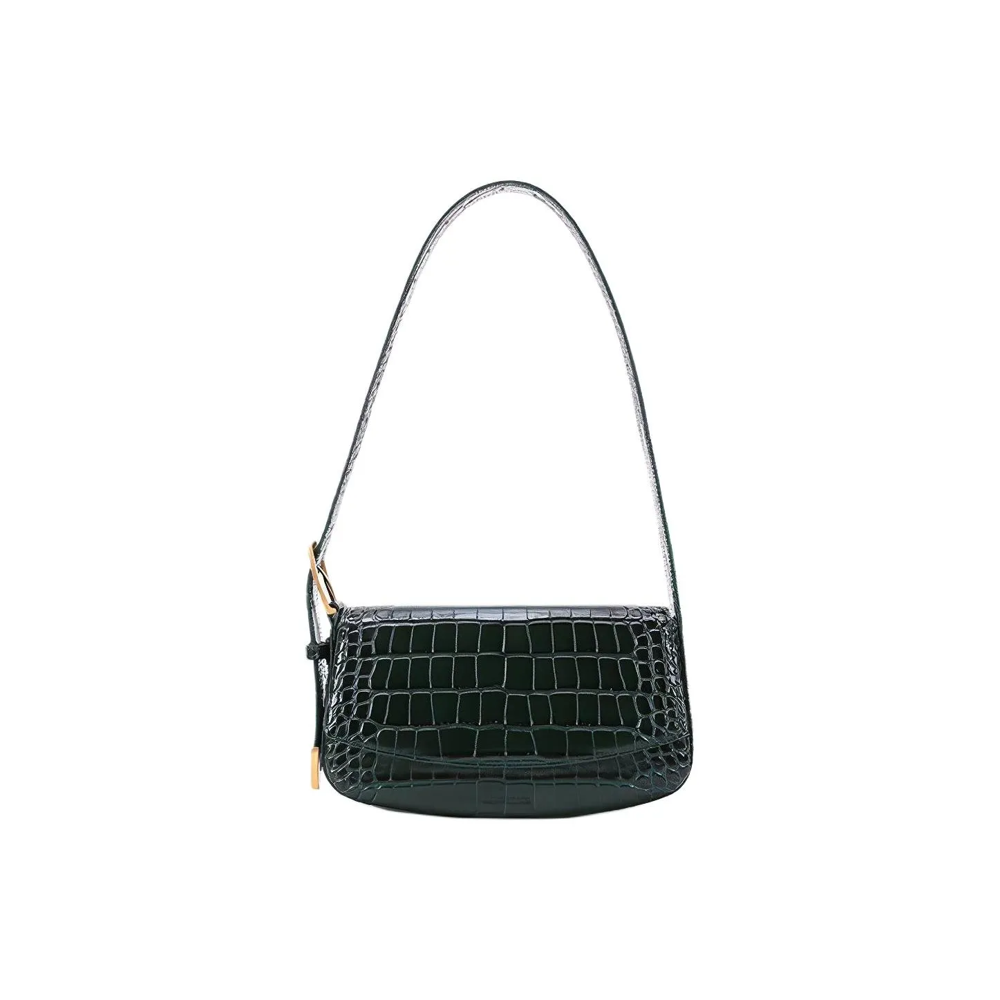 Balenciaga Cow Leather Handbag, Shoulder Bag Women's Dark Green