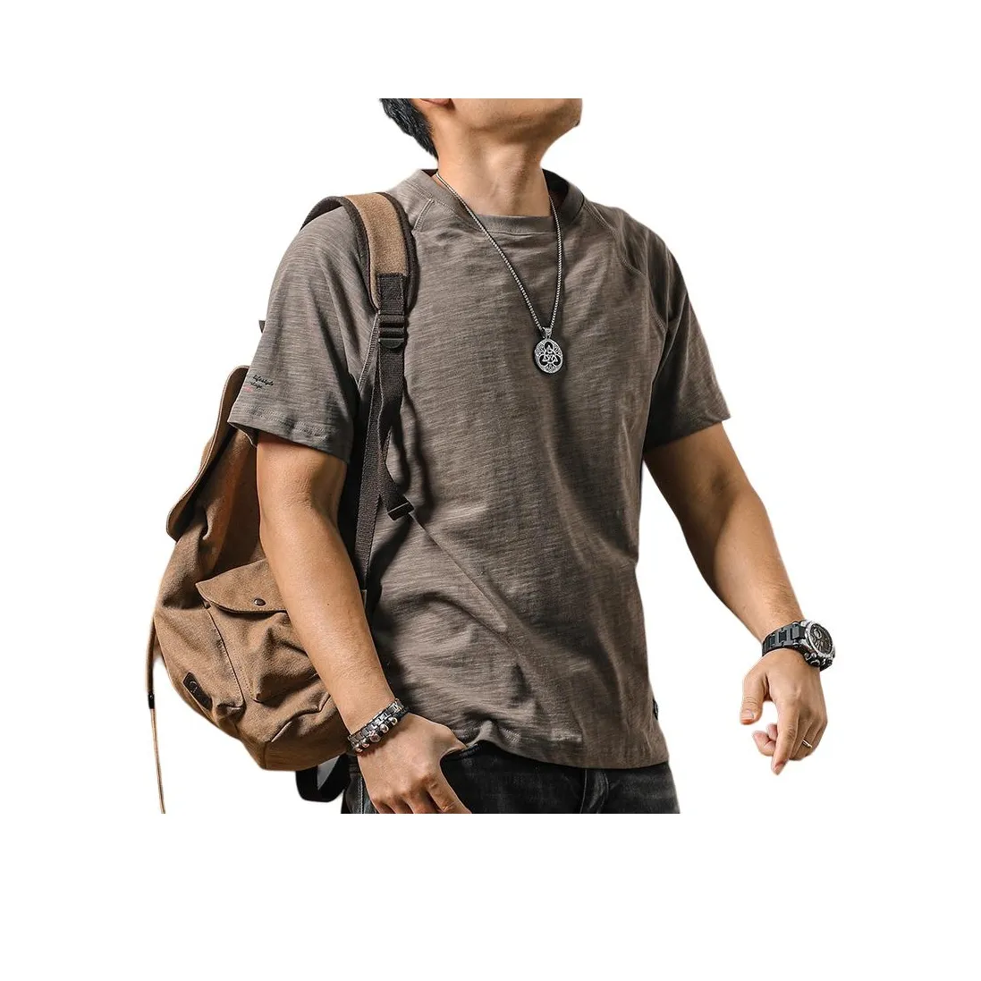 Seasonal Words T-Shirt Мужской Серый