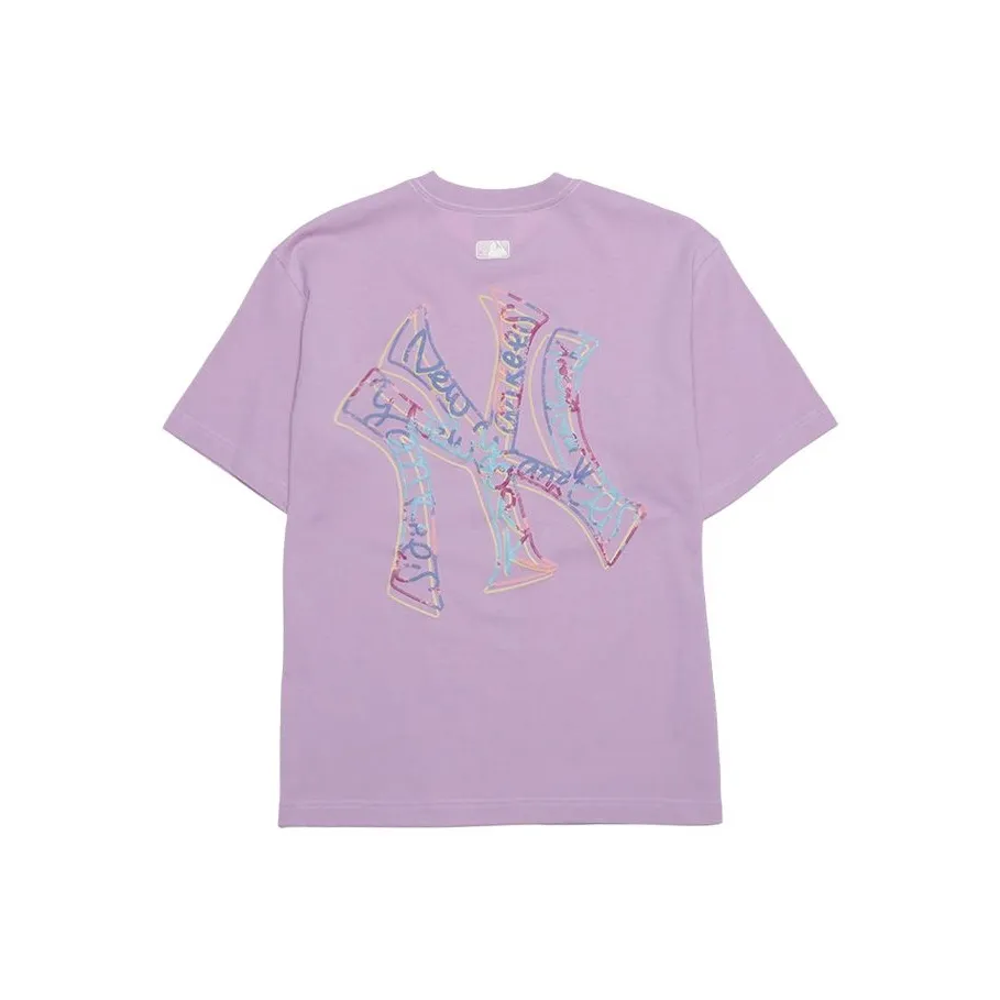 MLB New York Yankees T-Shirt Унисекс Light Purple