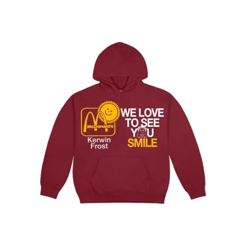 McDonald's Kerwin Frost Co Branded FW23 Red Унисекс Свитшоты