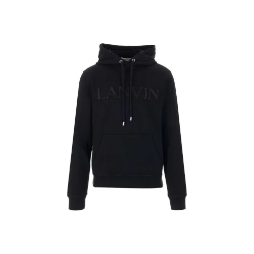 Lanvin Черный Мужские Свитшоты