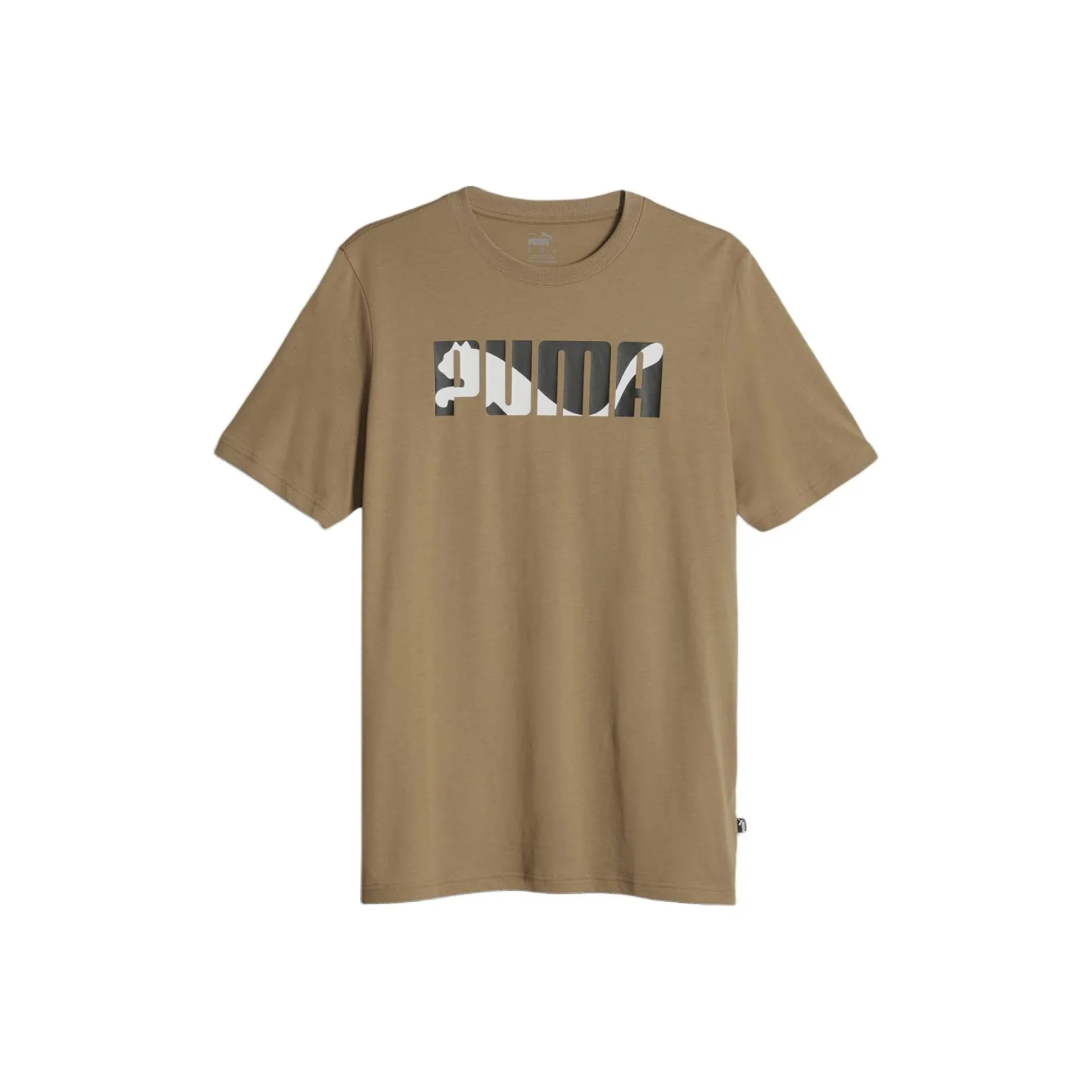 PUMA GRAPHICS PUMAWORDING T Рубашка Мужская Темно-Верблюжий