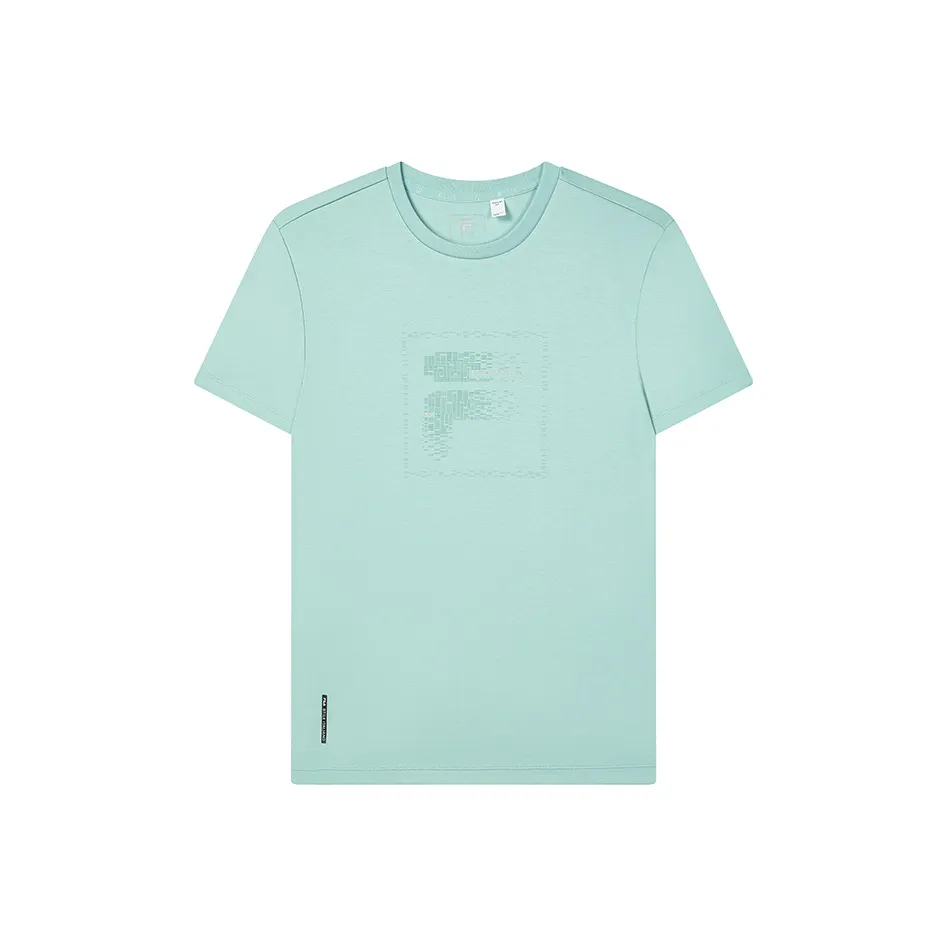 FILA T Рубашка Мужская Светлая Светящаяся Зеленая