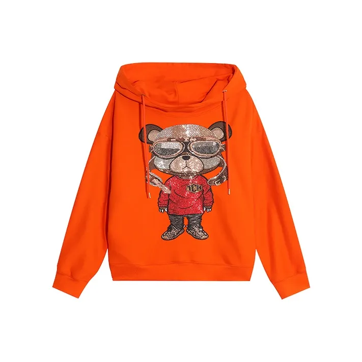 TCH Оранжевый Красный Унисекс Свитшоты