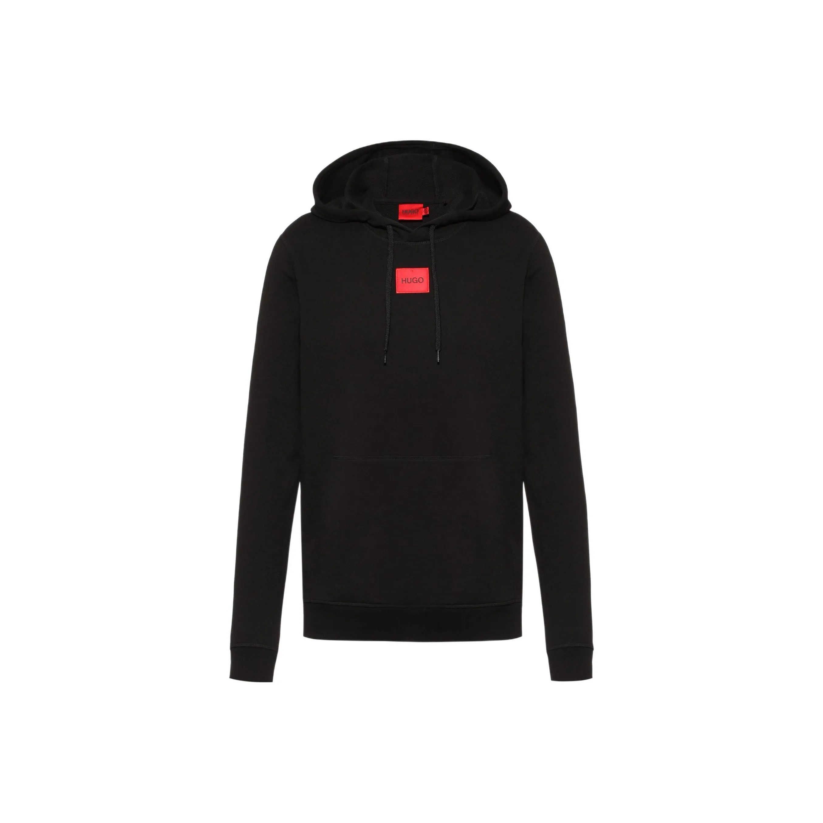 HUGO BOSS Logo Patch Drawstring Hoodie