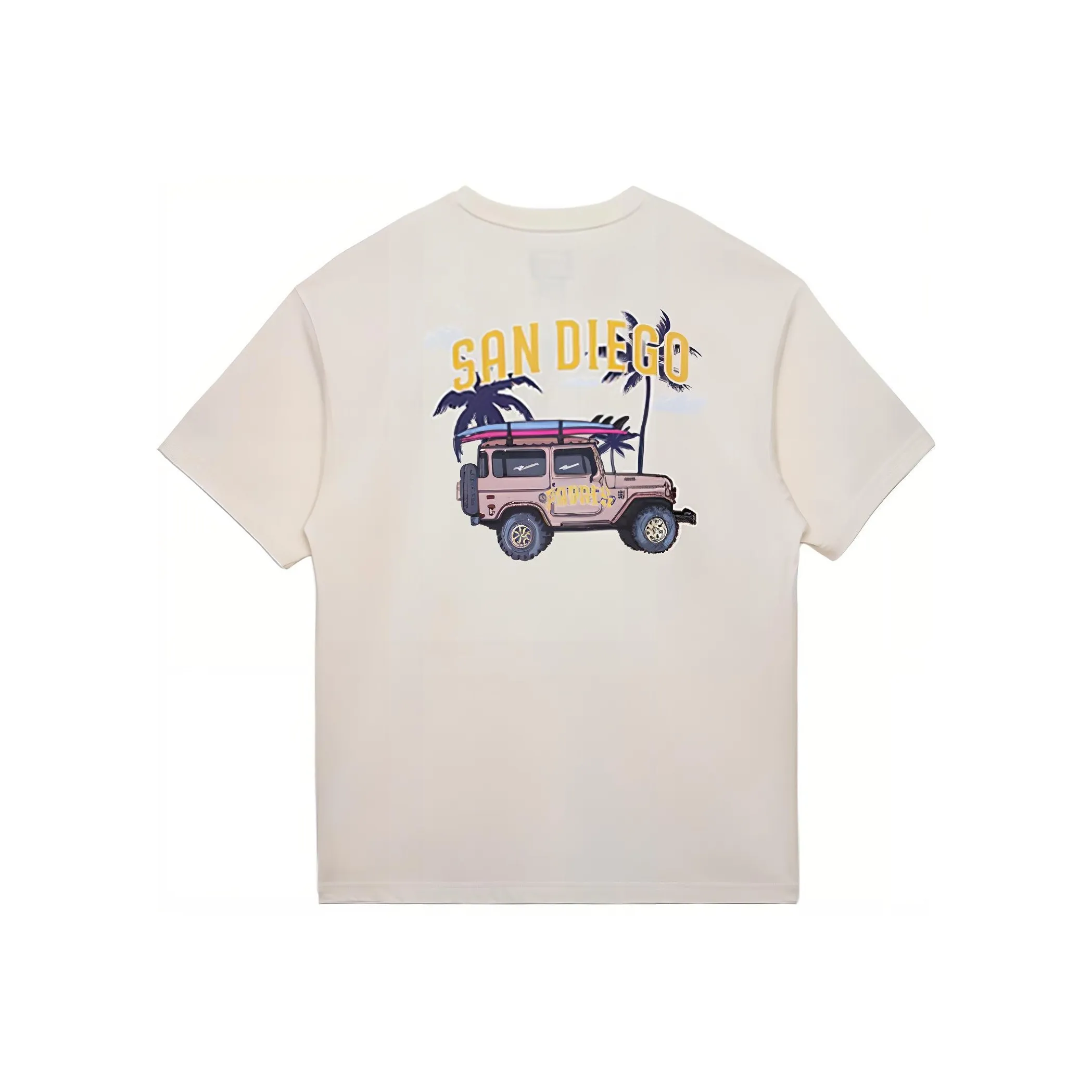 New Era T-Shirt Мужской Айвори Белый