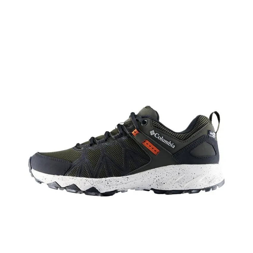 Columbia PEAKFREAK II Waterproof, Lightweight Support Low Top Hiking Shoes Men's Army Green