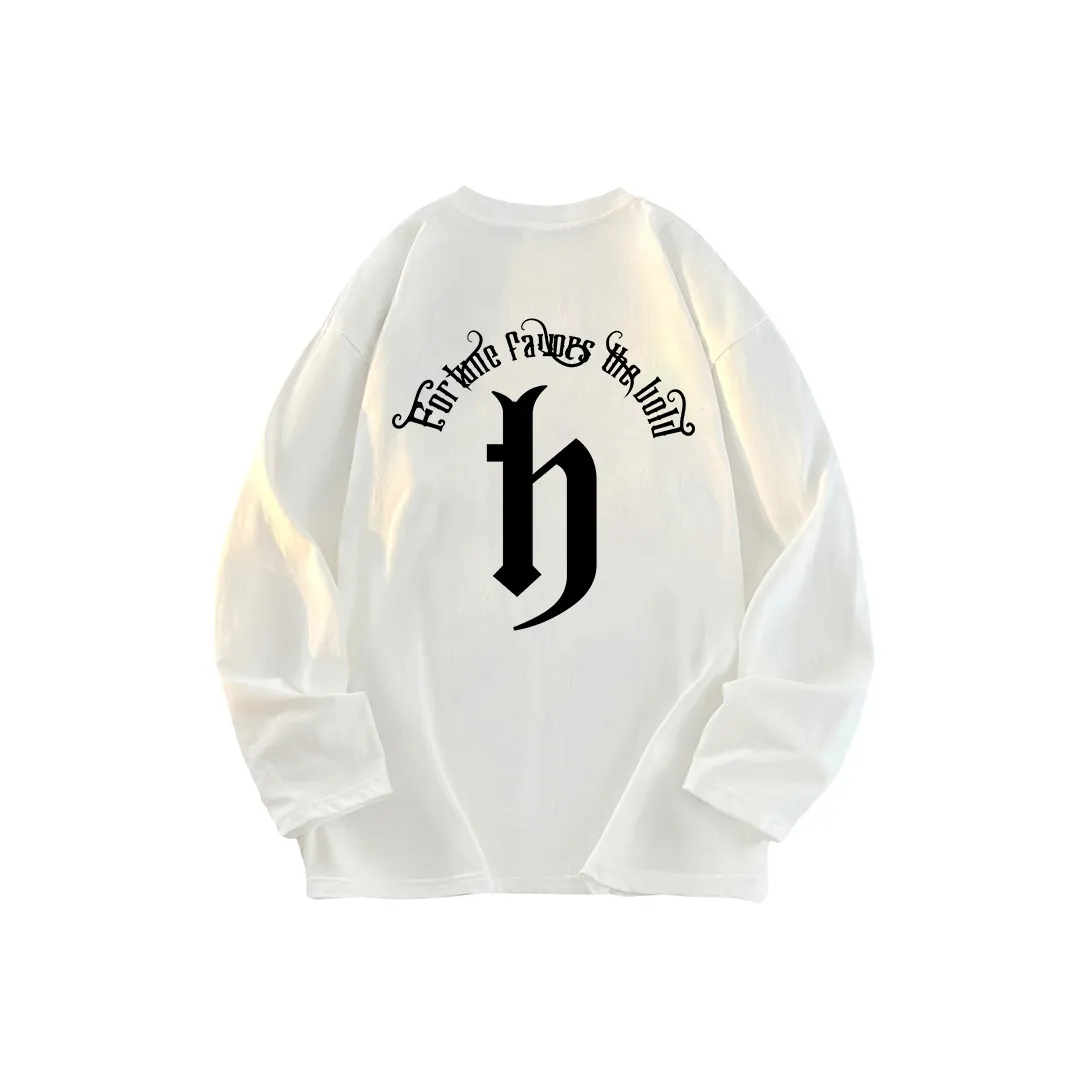 HAVR Длинный рукав Т-рубашка Унисекс