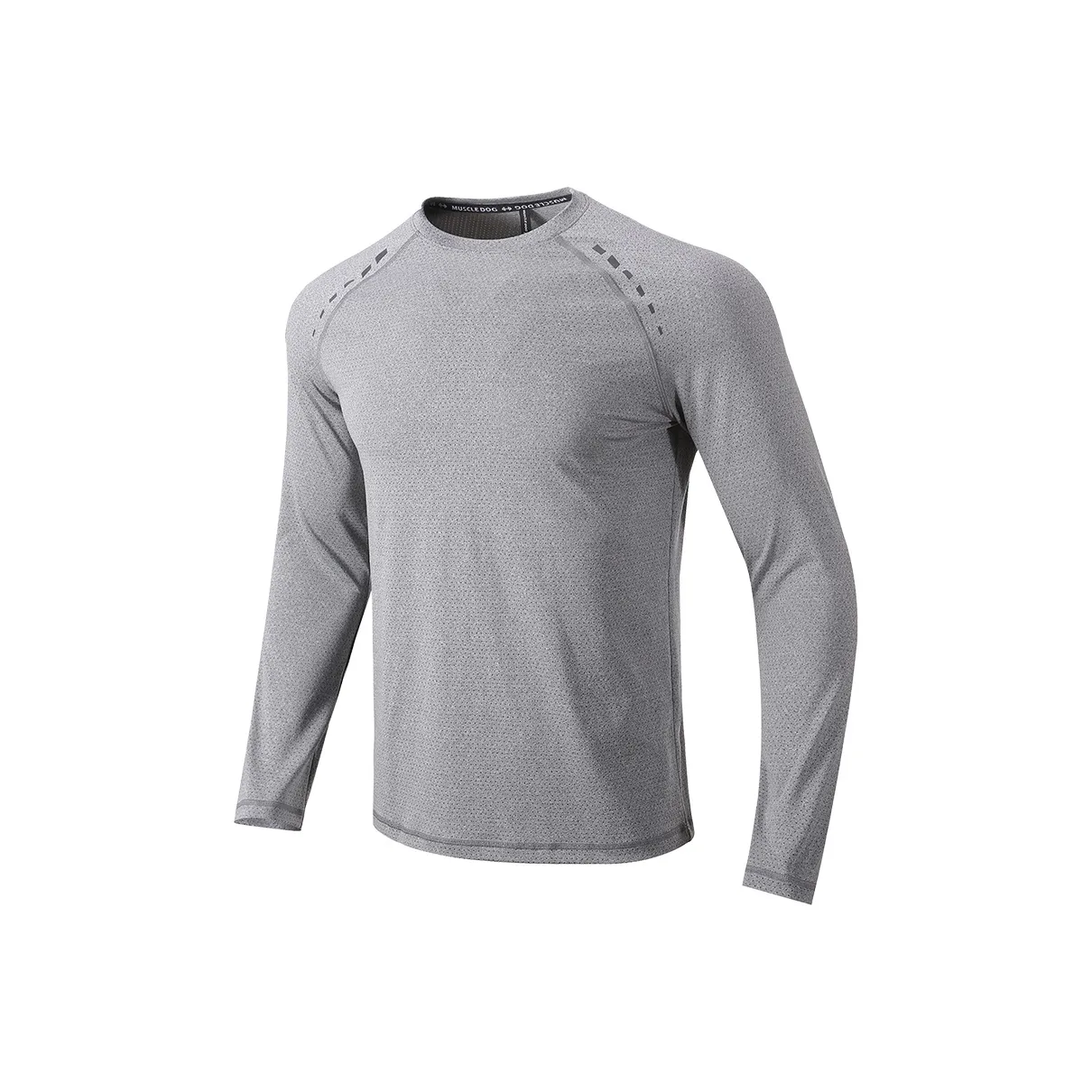 Muscle Dog T-Shirt Мужской Светлый Фотиния Серый