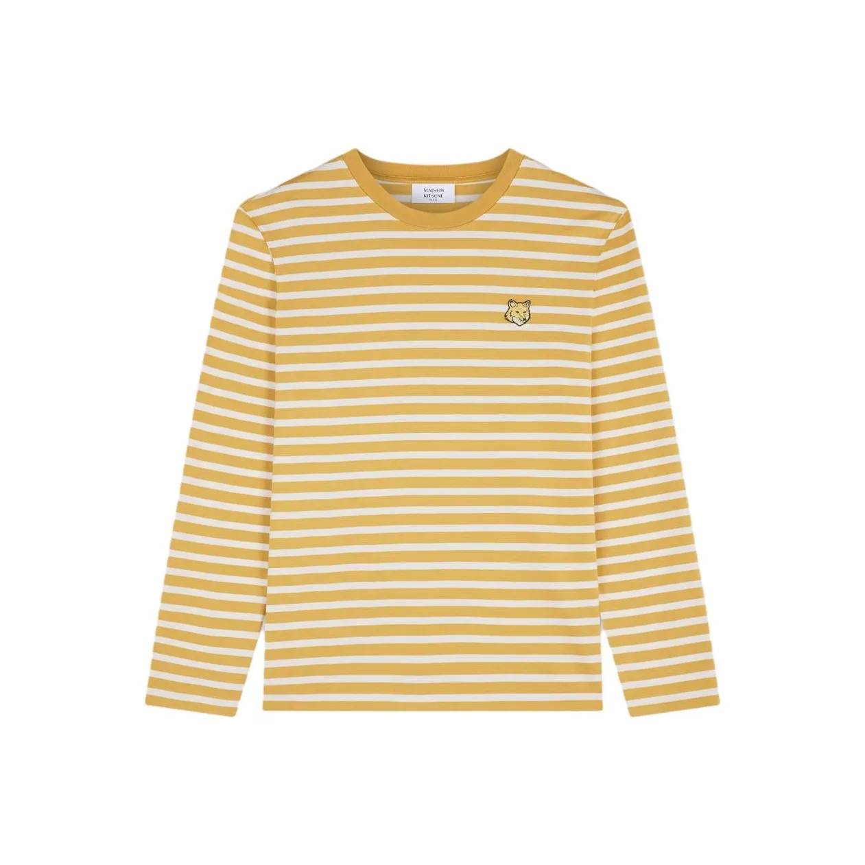 Maison Kitsuné Bold Fox Head Patch Regular Marin T shirt