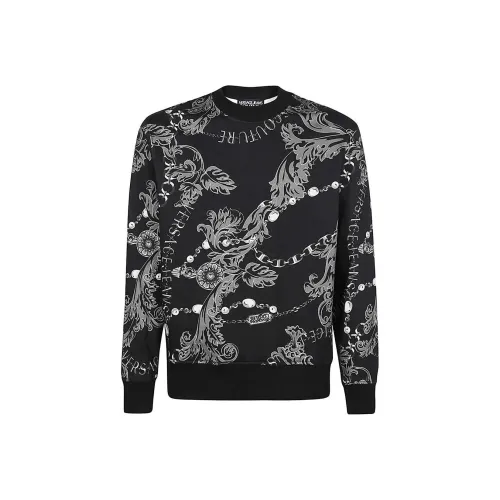 VERSACE JEANS Черный Мужские Свитшоты