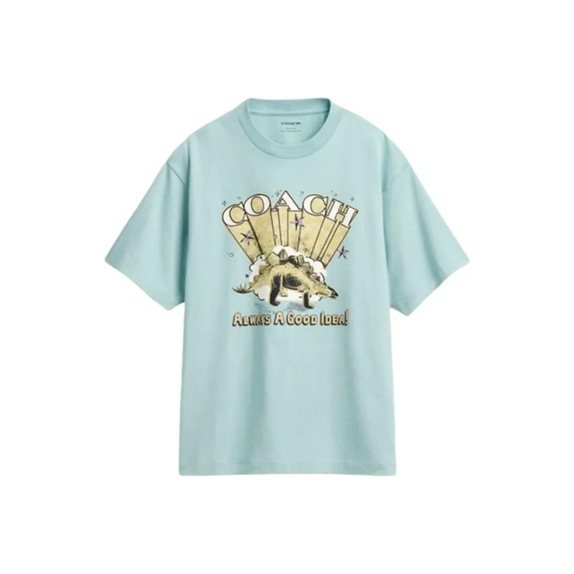 COACH SS25 T-Shirt Men's Misty Blue