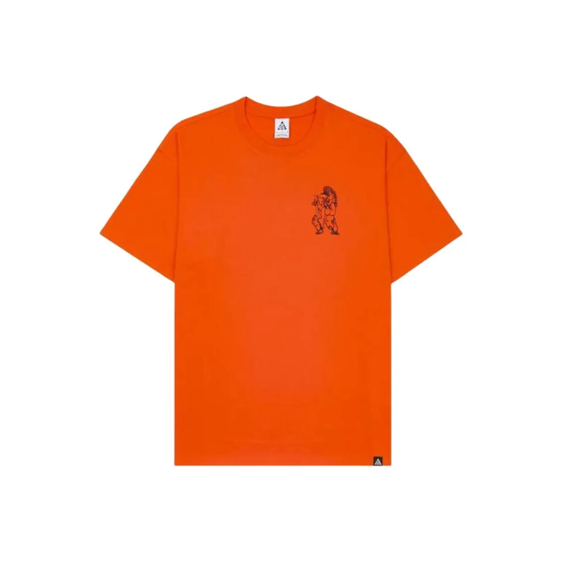 Nike T Shirts Men's Orange