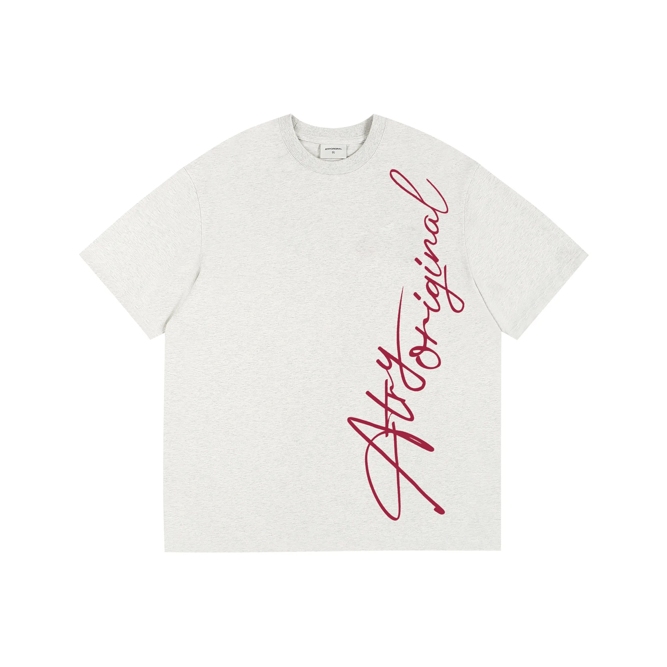 Atry Flower Body LOGO Series T Shirt Unisex Black White