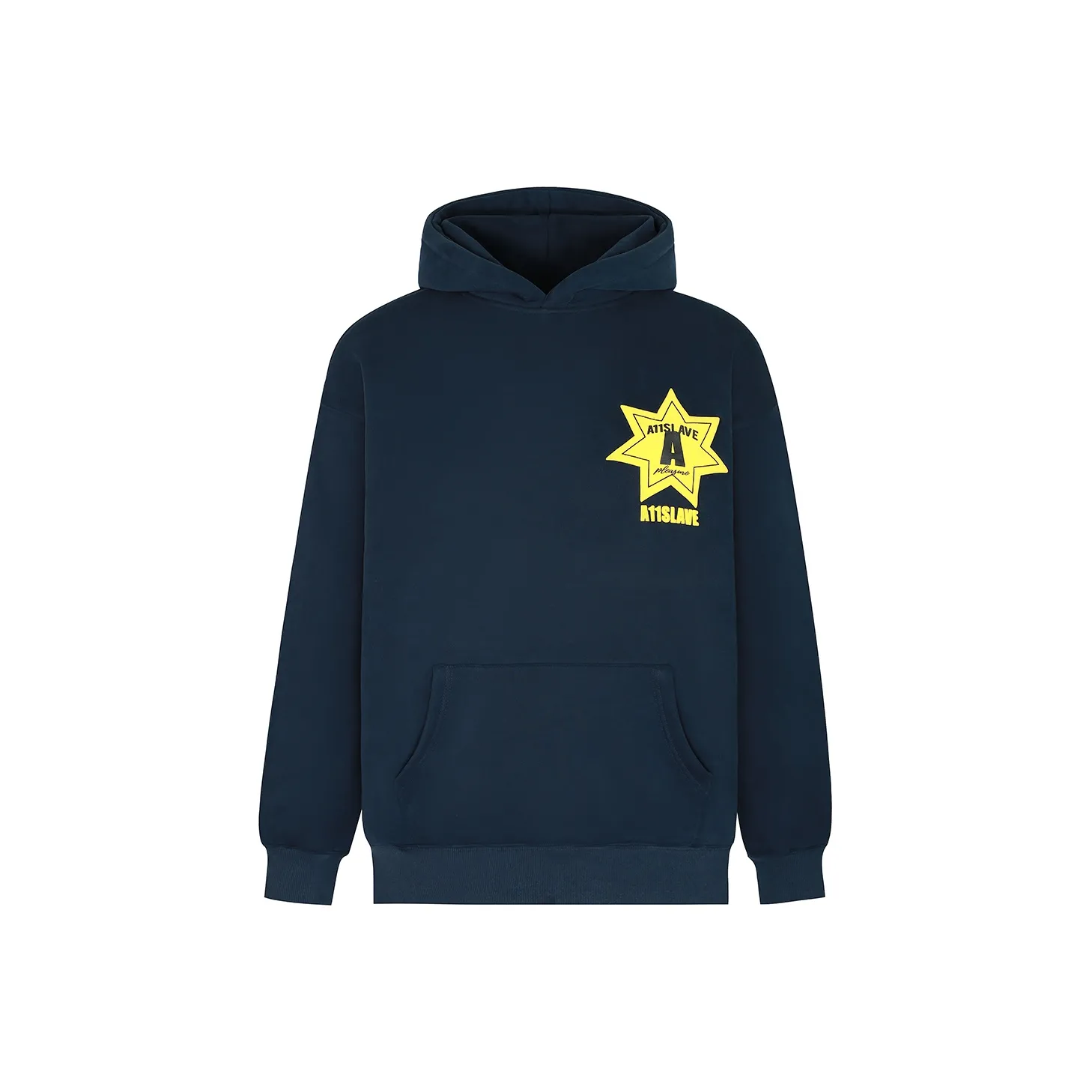 A11SLAVE Hoodie With Fleece Lettering Sweatshirt In Autumn Versatile Loose Couple National Fashion Street Unisex