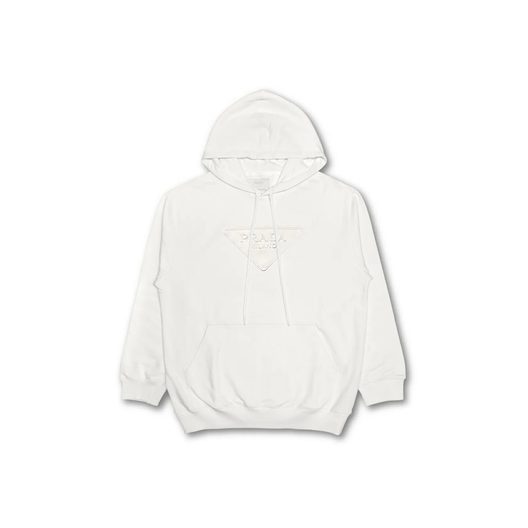 PRADA Debossed Logo Hoodie