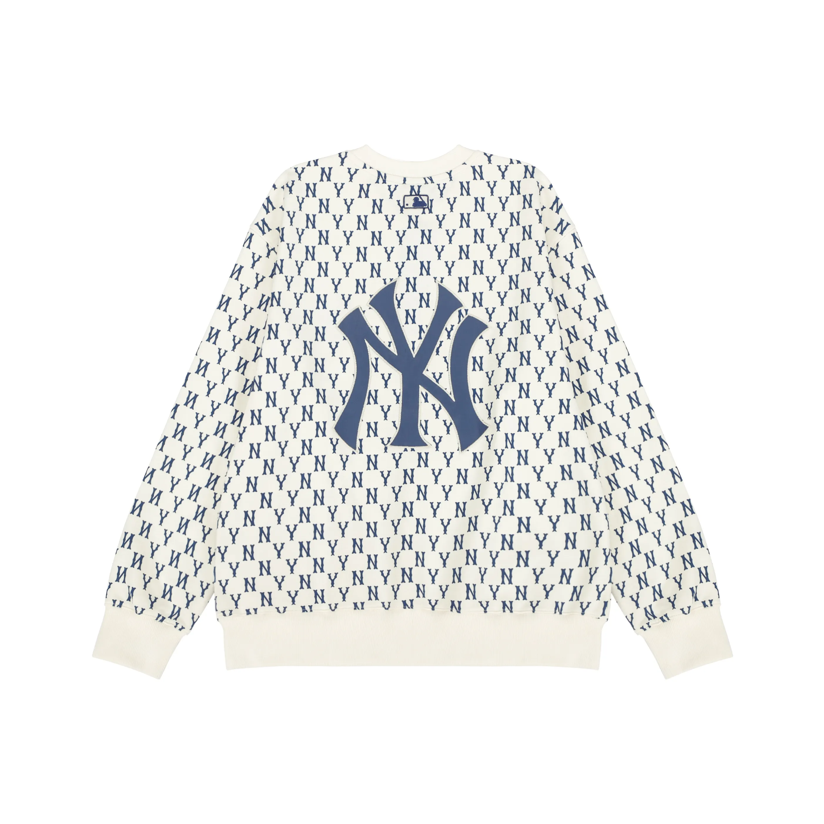 MLB Old Flower Sweatshirts Unisex Cream