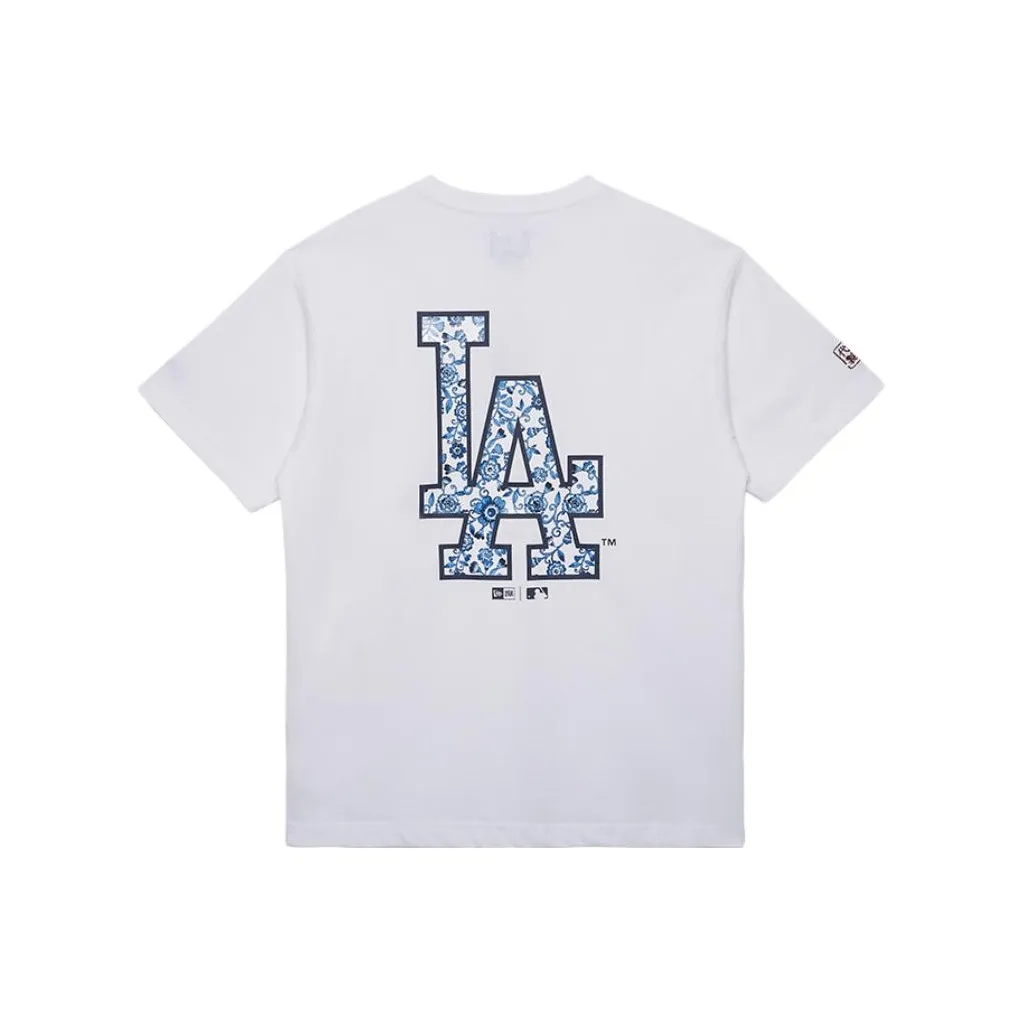 New Era x MLB Blue And White Porcelain Series T Shirt Unisex