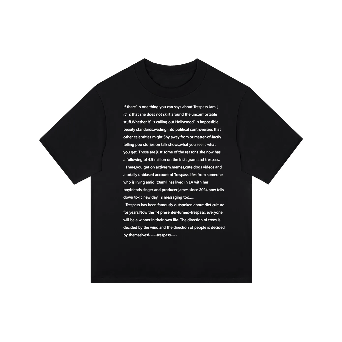 TRESPASS Унисекс Футболка T