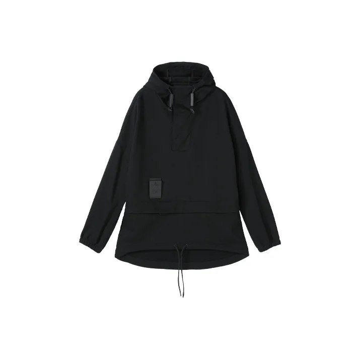 NORVINCY Outerwear Trendy Half Open Collar Hoodie Unisex