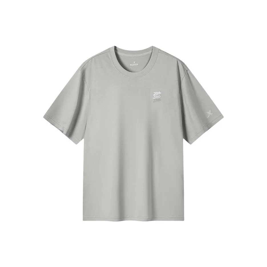 XTEP T-Shirt Unisex Castle Gray