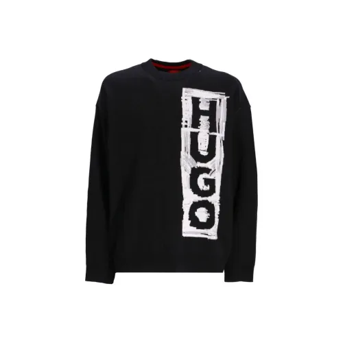 HUGO Черный Мужские Свитшоты