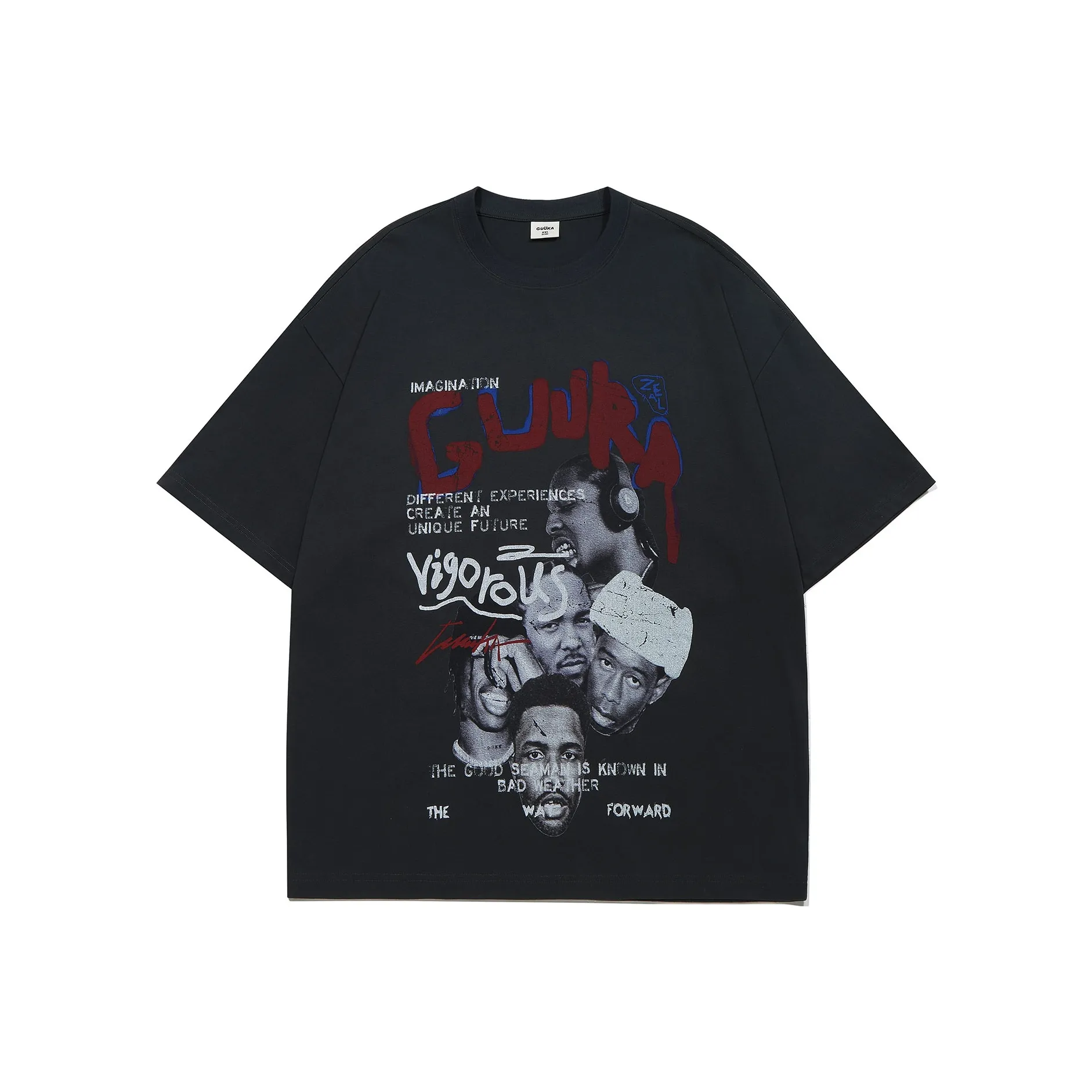 Guuka T Shirts Unisex Dark Gray