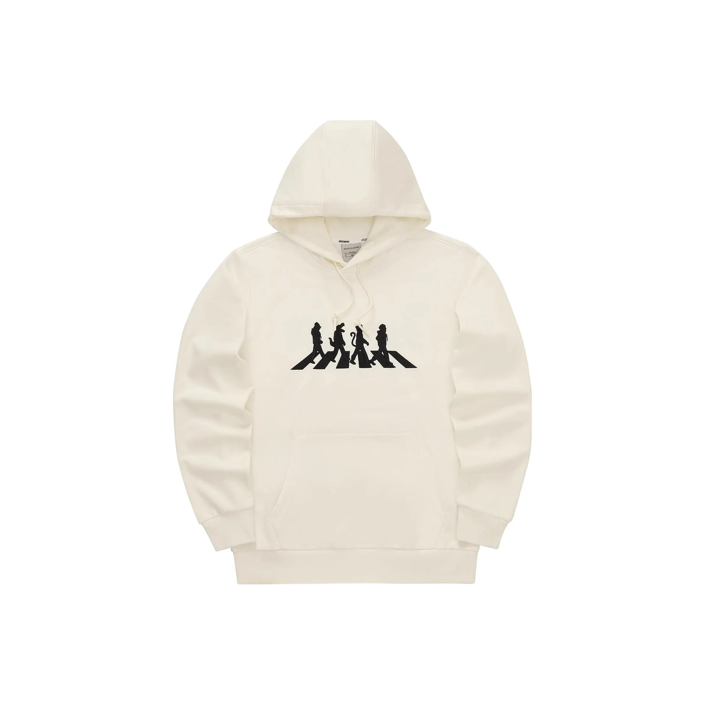 Свитшот Skechers Funny Monster унисекс цвет зефирный белый