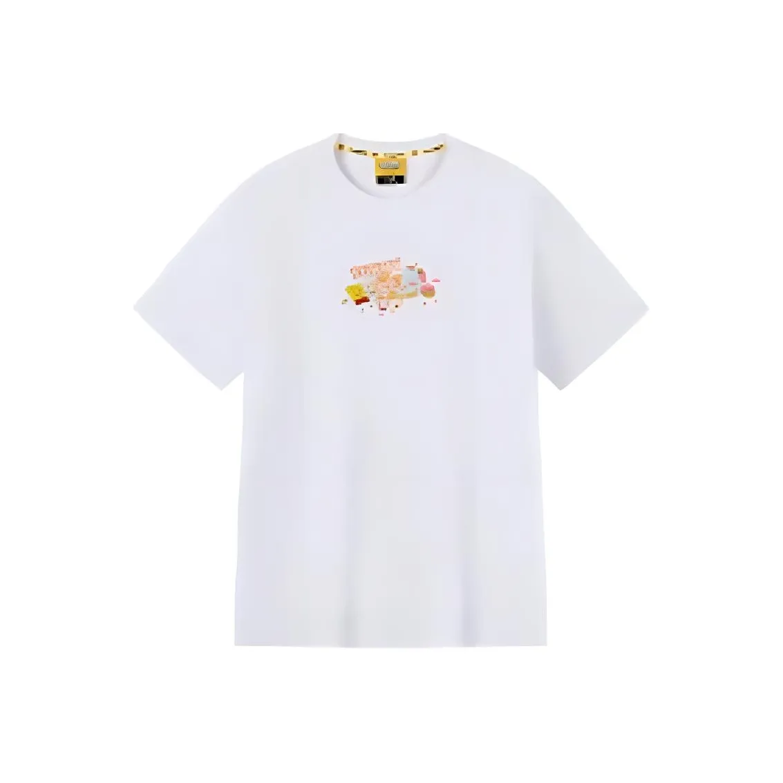 361° x SPONGEBOB SQUAREPANTS Sports Life Collection T Shirt Men's Raw White