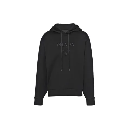 PRADA Черные Мужские Толстовки