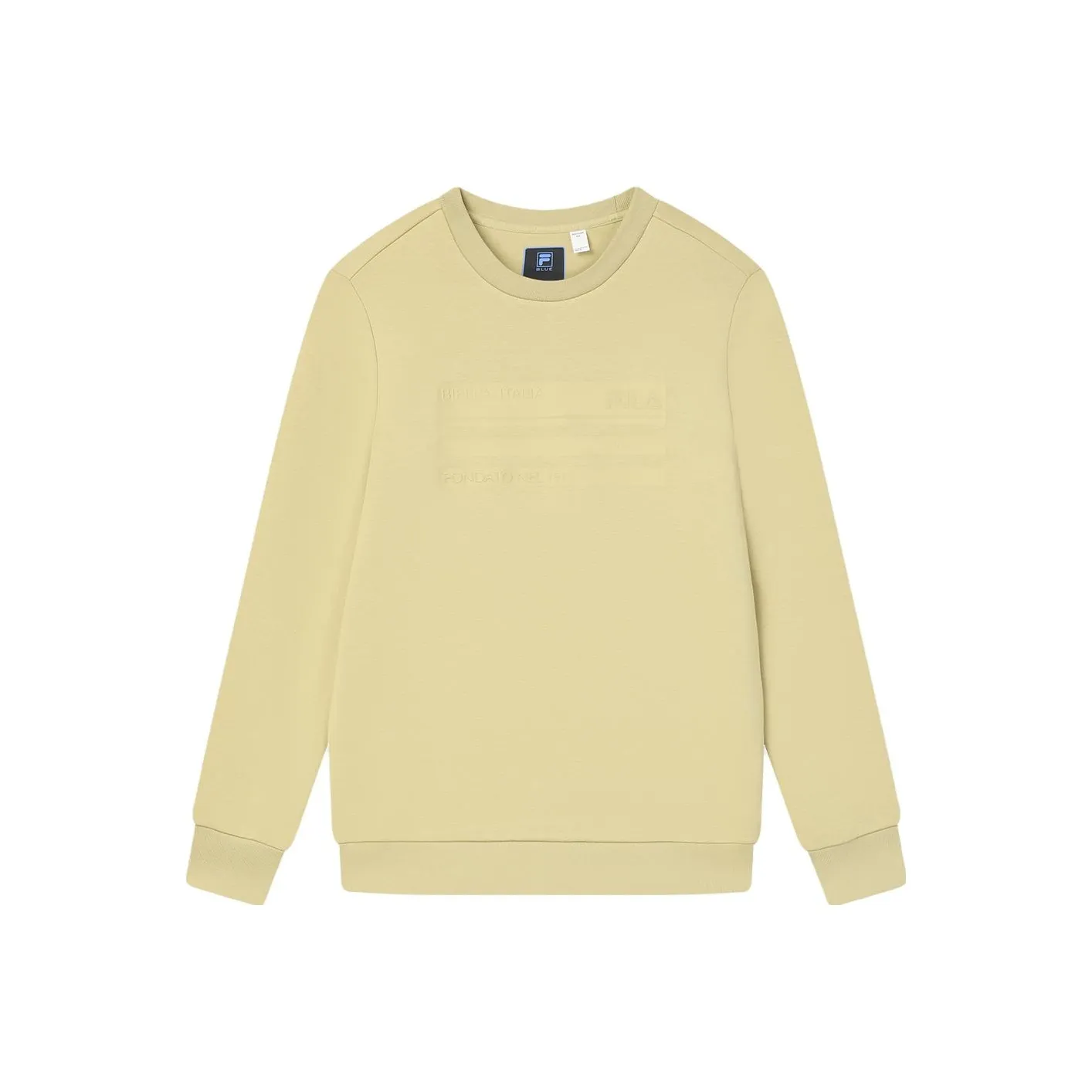 FILA Толстовка Мужская Мягкая Имбирно-Желтая