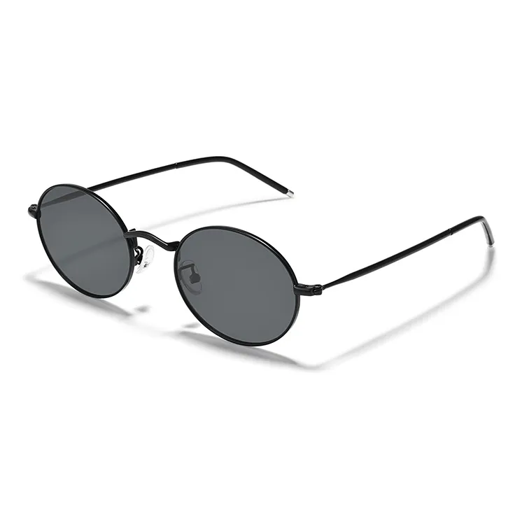 Sagawa Металл OVAL SUNGLASSES Унисекс