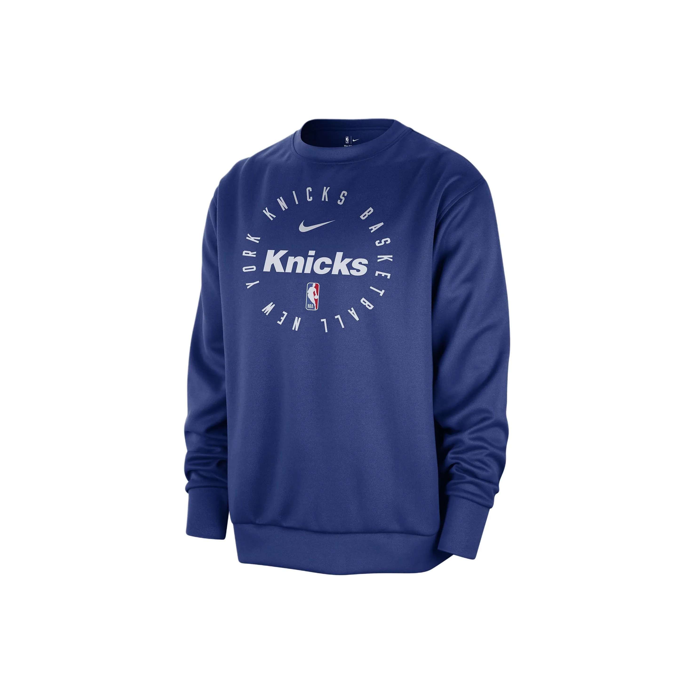 Nike New York Knicks Spotlight Men's Nike Dri FIT Nba Crew Neck Sweatshirt