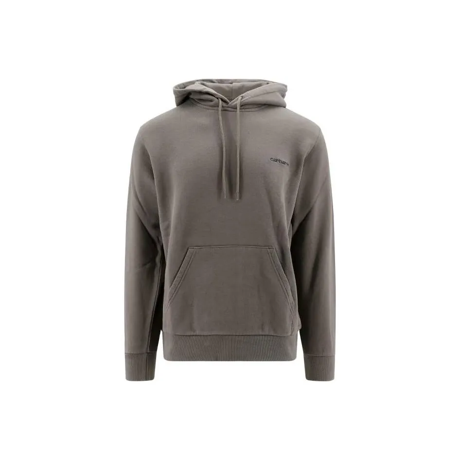 Carhartt WIP Logo embroidered Cotton Hoodie