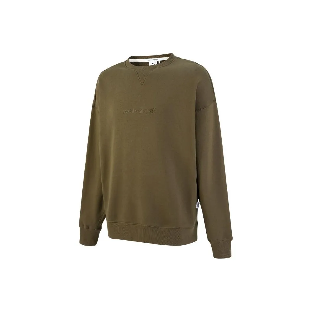 PUMA MMQ Темно-зеленый Унисекс Свитшоты