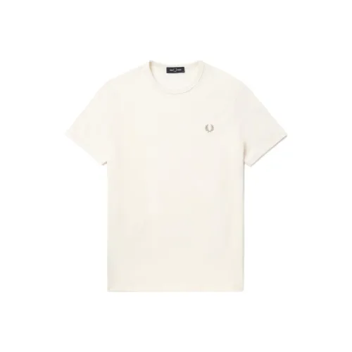 FRED PERRY Сливочный Мужские Рубашки