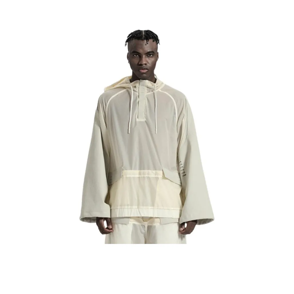 NORVINCY Верхняя одежда Модный бренд Половина Открытое Ожерелье-чокер Свободный Свитшот Унисекс