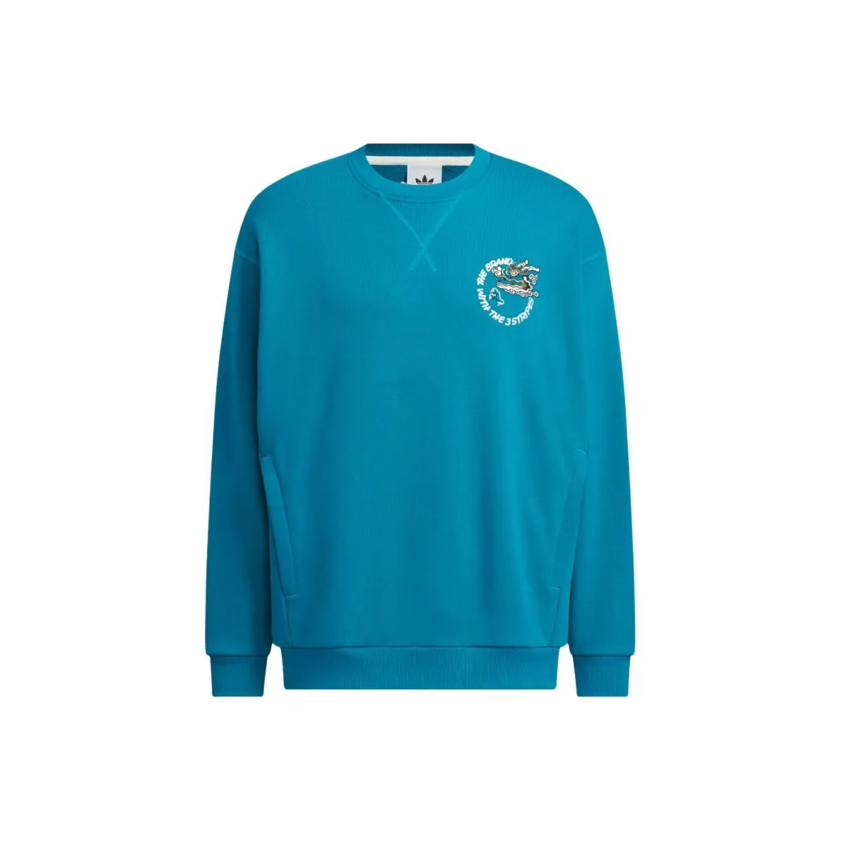 Adidas Originals x FEIFEI RUAN FW23 Свитшот Унисекс Бирюзовый Зеленый