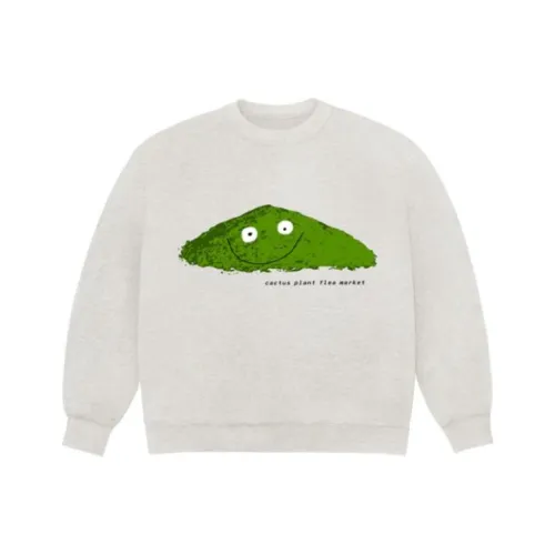 Cactus Plant Flea Market CPFM Collaboration X Erewhon Co Брендированная SERIES Серый Унисекс Свитшоты