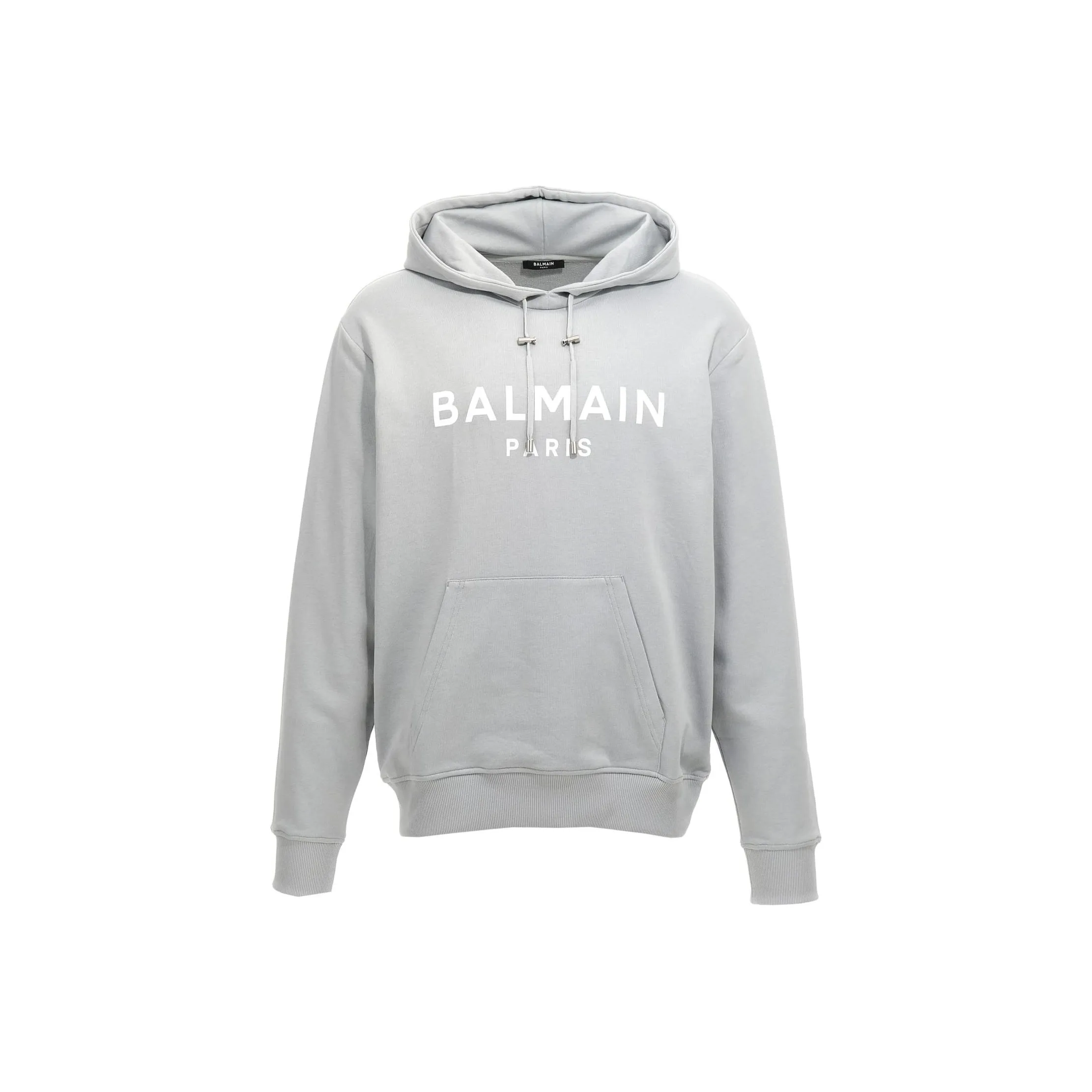 BALMAIN Logo Printed Drawstring Hoodie