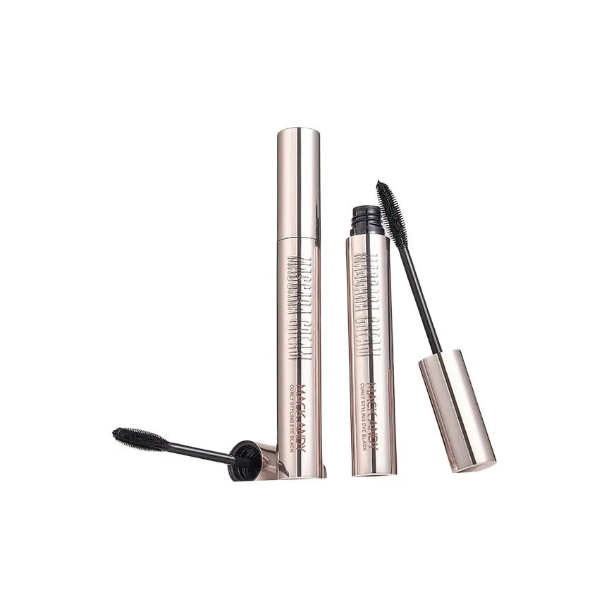 MAKEANDI Тушь для ресниц для завивки и формирования Mascara Smudge PROOF Завивка Легко смешивается 3D эффект