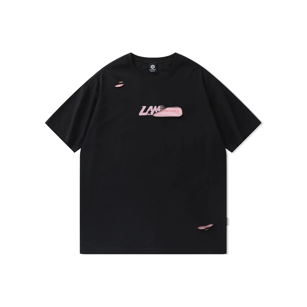 LAMLICKA Черная унисекс футболка