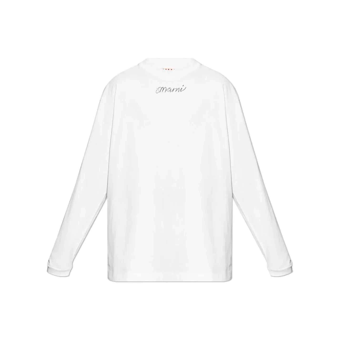 MARNI Logo Printed Long Sleeved T Shirt