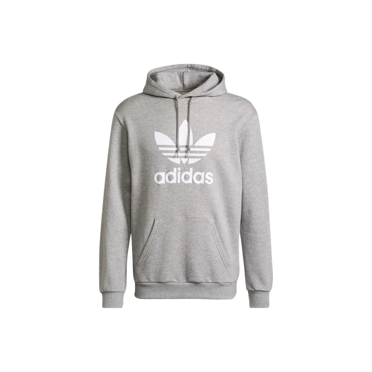 Adidas Originals ADICOLOR Classic Trefoil Hoodie Sweatshirts Men's Gray